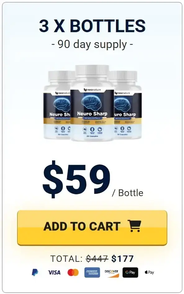 Neuro Sharp three bottles order